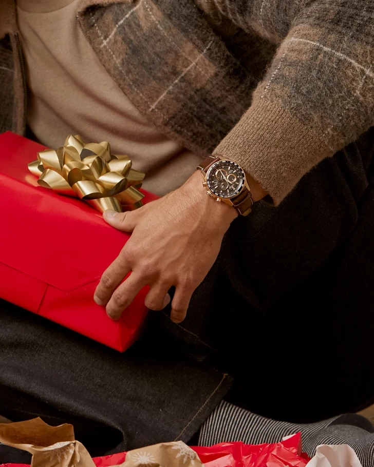 Perpetual Chrono A-T Green Dial Leather Strap CB5919-00X | CITIZEN